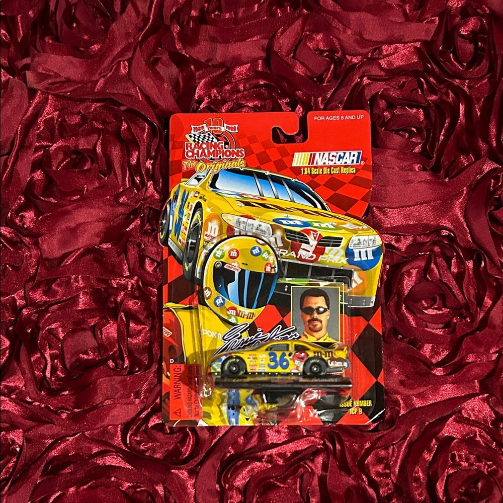 NASCAR Yellow Die-Cast Racing Car Ernie Irvan